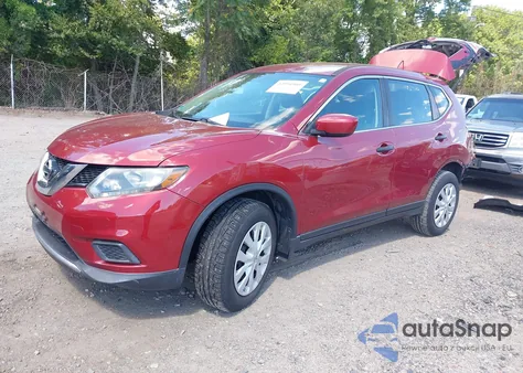 2016 Nissan Rogue S z USA, uszkodzony, nr VIN JN8AT2MVXGW131414